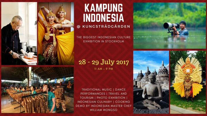 Memeriahkan Kota Stockholm dengan Semarak Kampung Indonesia