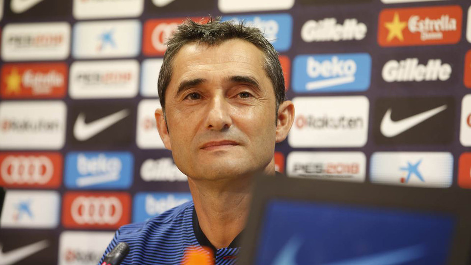 Pelatih Barcelona Ernesto Valverde (Foto: FCB)