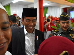 Presiden Jokowi Minta Warga Nahdliyin Jaga Pancasila