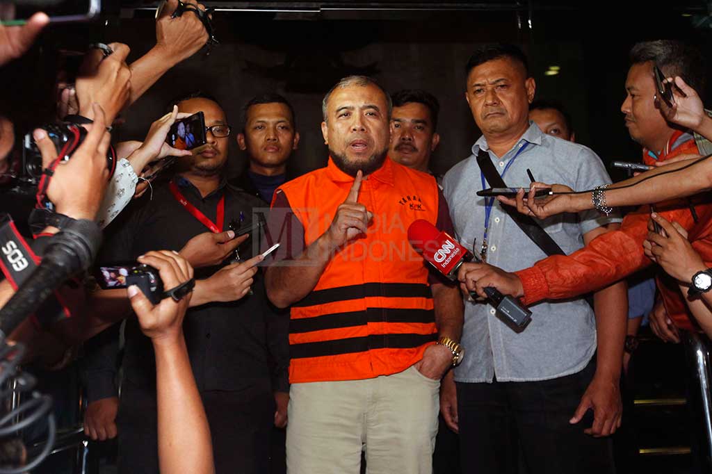 Mantan Hakim MK Patrialis Akbar. Foto: MI/Rommy Pujianto.