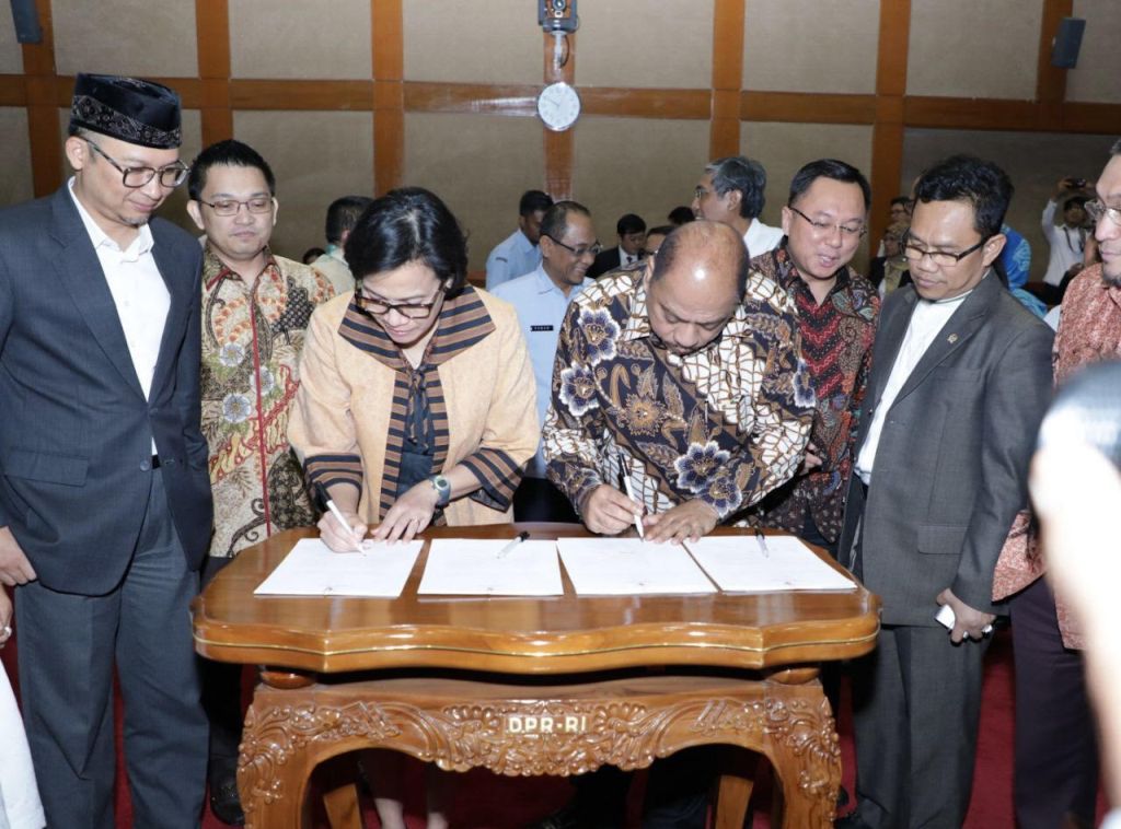 Suasana persetujuan Perppu AEoI menjadi UU (Foto: MTVN/Suci Sedya Utami)