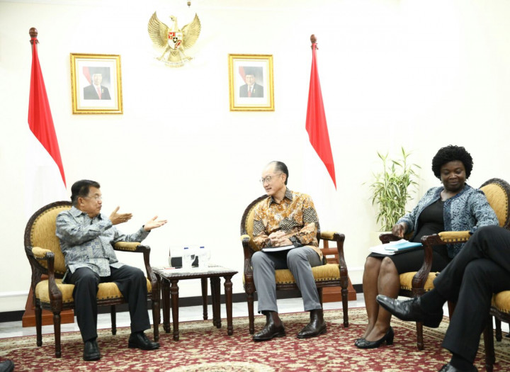 Wapres Bahas Pemberantasan Kemiskinan dengan Bank Dunia