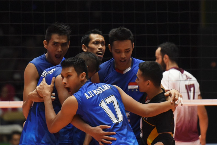 Timnas Bola Voli Putra Indonesia Tantang Korsel di Perempat Final