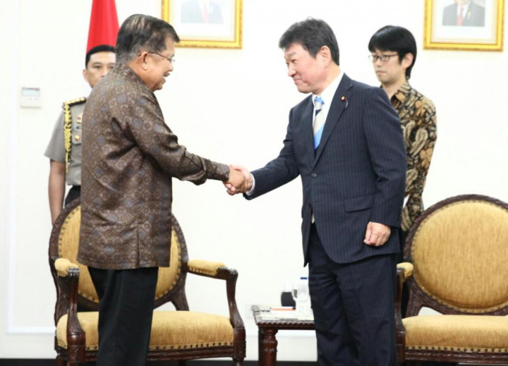 Kalla dan Politikus Jepang Bahas Kemaritiman