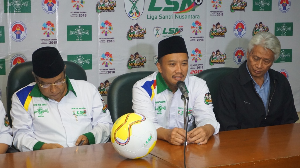 Menpora Imam Nahrawi saat menghadiri peluncuran LSN 2017 (Foto: MTVN/Kautsar Halim)