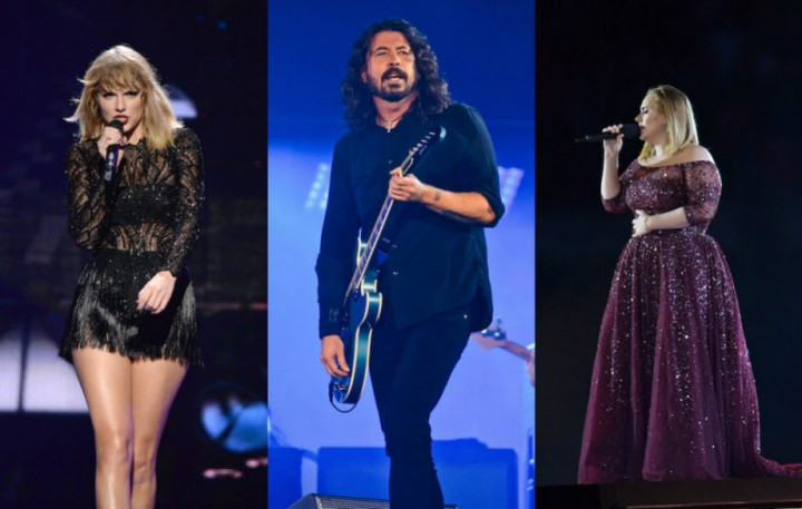 Dave Grohl Sangkal Rumor Keterlibatan Adele dan Taylor Swift di Album Foo Fighters