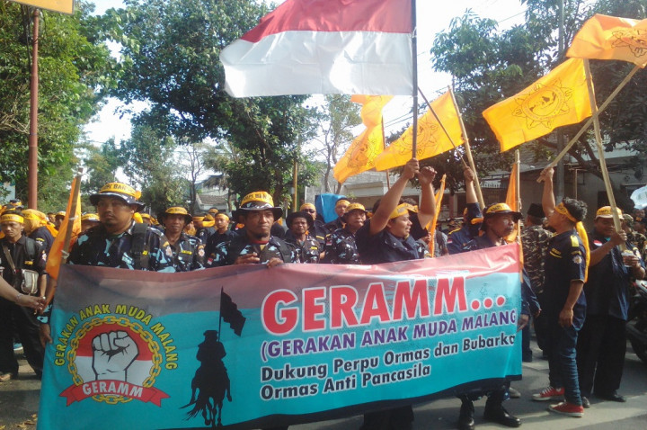 Aksi Damai Bela Perppu Ormas Berlangsung di Malang dan Jombang