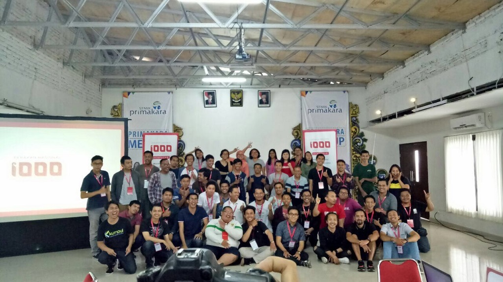 Para peserta Hacksprint di Jakarta. 