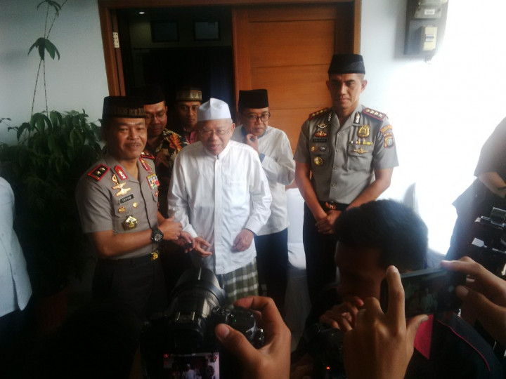 Kapolda Metro Minta Restu Ma'ruf Amin untuk Amankan Jakarta