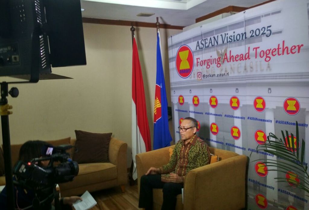 Direktur Jenderal Kerja Sama ASEAN Kementerian Luar Negeri RI, Jose Tavares (Foto: Wahyu Dwi Anggoro/Metrotvnews.com).