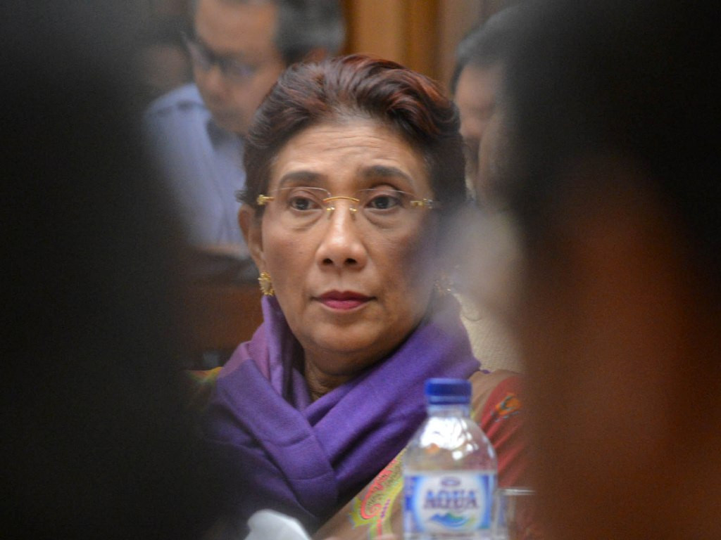 Menteri Kelautan dan Perikanan Susi Pudjiastuti. (Foto: MI/Mohamad Irfan).