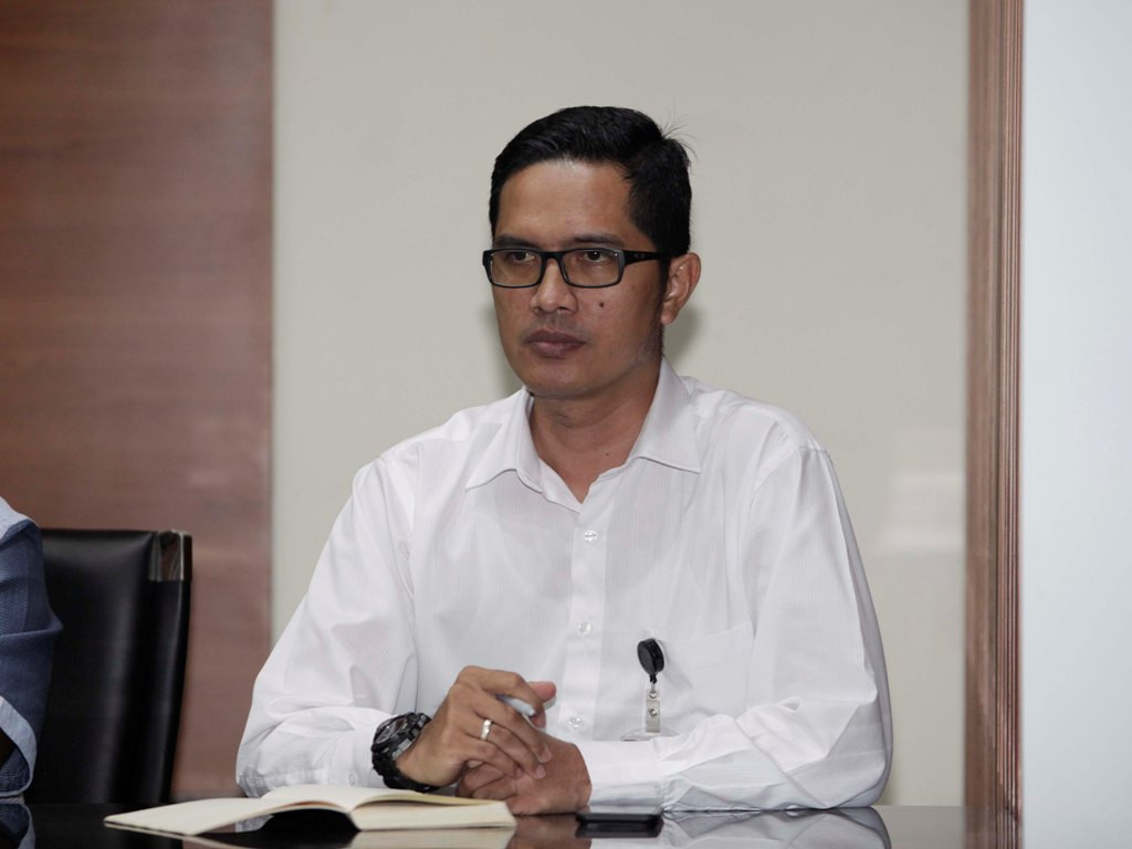 Juru Bicara KPK Febri Diansyah. (Foto: MI/Rommy Pujianto).