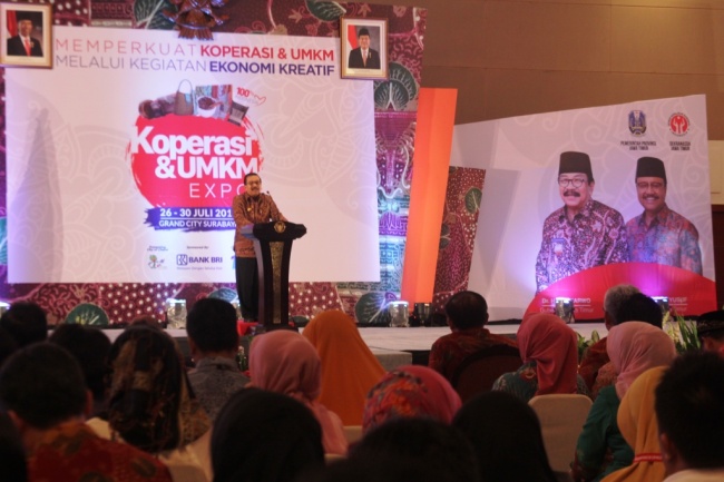 Transaksi Pameran Koperasi dan UMKM Jatim Sebesar Rp5,6 Miliar