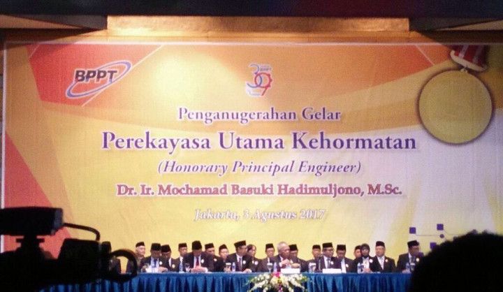 Menteri PUPR Diganjar Gelar Perekasaya Utama Kehormatan