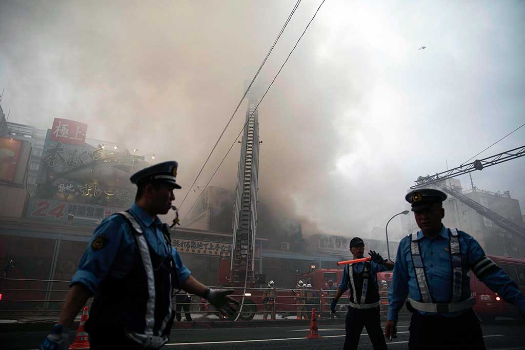 Kebakaran Landa Pasar Ikan Terkenal Jepang