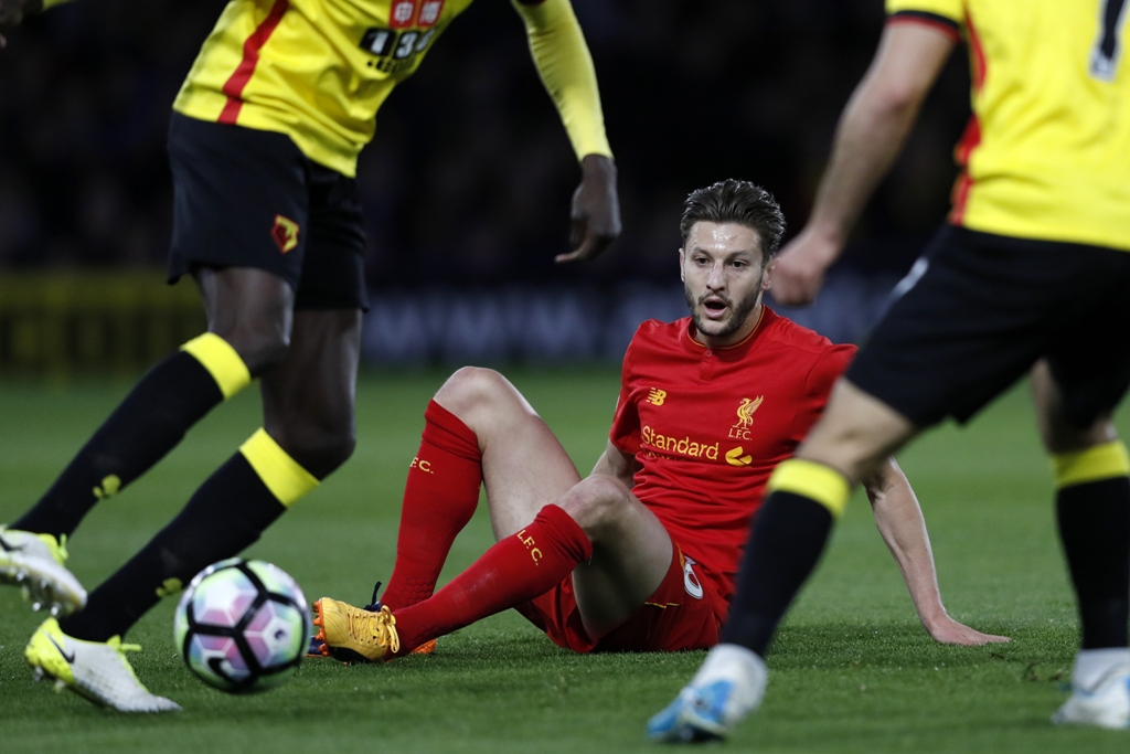 Adam Lallana. (Adrian DENNIS / AFP)