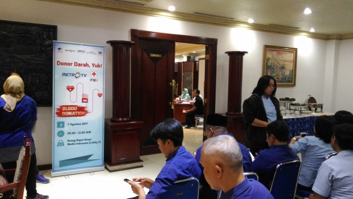 Metro TV dan Media Group Kembali Gelar Kegiatan Donor Darah