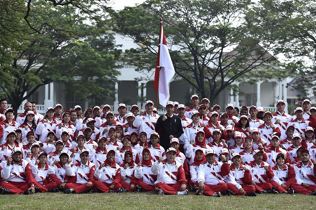 Jokowi Lepas Kontingen SEA Games 2017