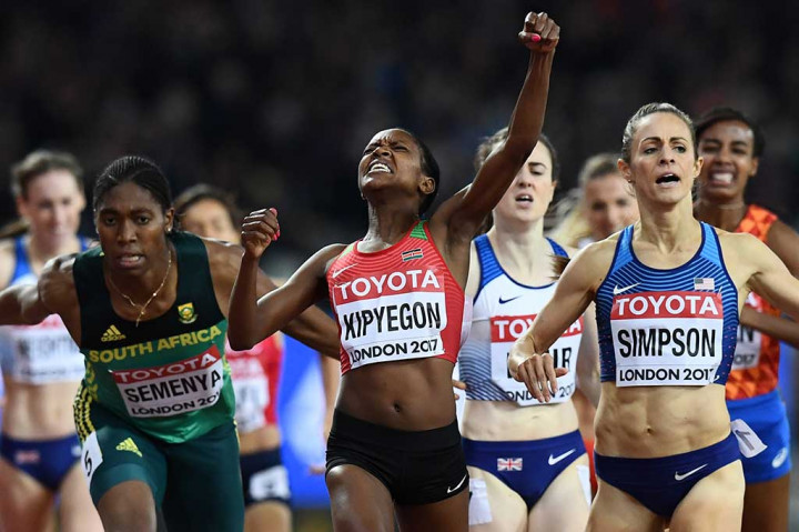 Pelari Kenya Kipyegon Juara Dunia 1.500 M Putri