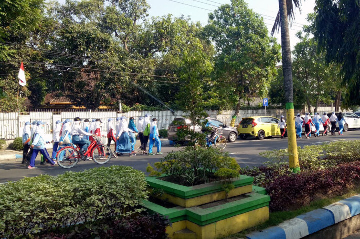 Jalan Protokol Jangan Dijadikan Jalur Latihan Gerak Jalan