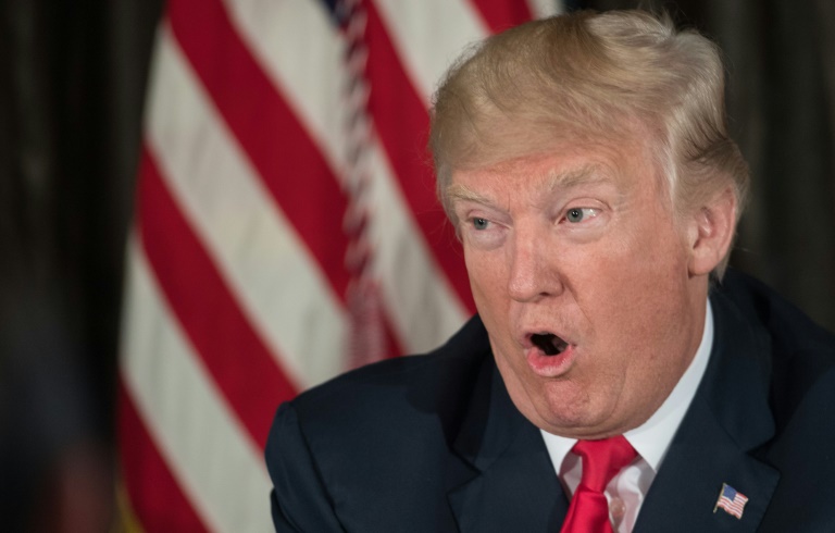 US President Donald Trump (Photo;AFP/Nicholas Kamm)
