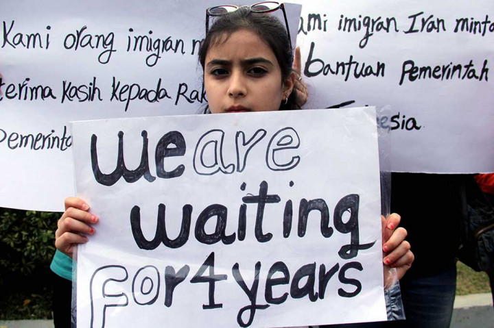 Imigran Iran Tuntut Diberangkatkan ke Negara Ketiga