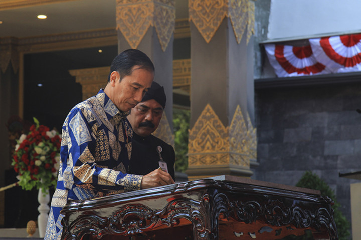 Jokowi Resmikan Museum Keris Nusantara di Solo