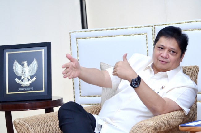 Menteri Perindustrian Airlangga Hartarto. (FOTO : Dokumentasi Kemenperin).