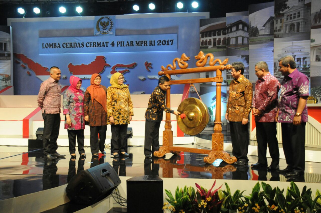 Pembukaan babak final LCC 2017. Foto: dok MPR