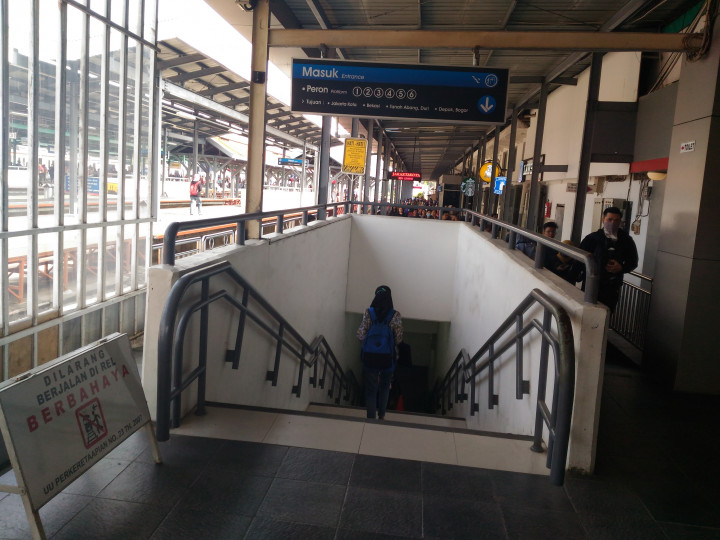<i>Underpass</i> Stasiun Manggarai tak Diminati Penumpang
