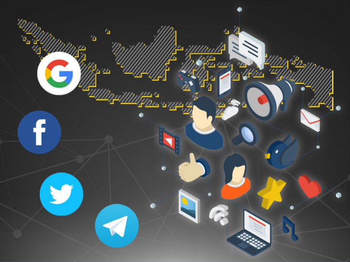 Infografik: Indonesia Mengurus 4 Raksasa Medsos