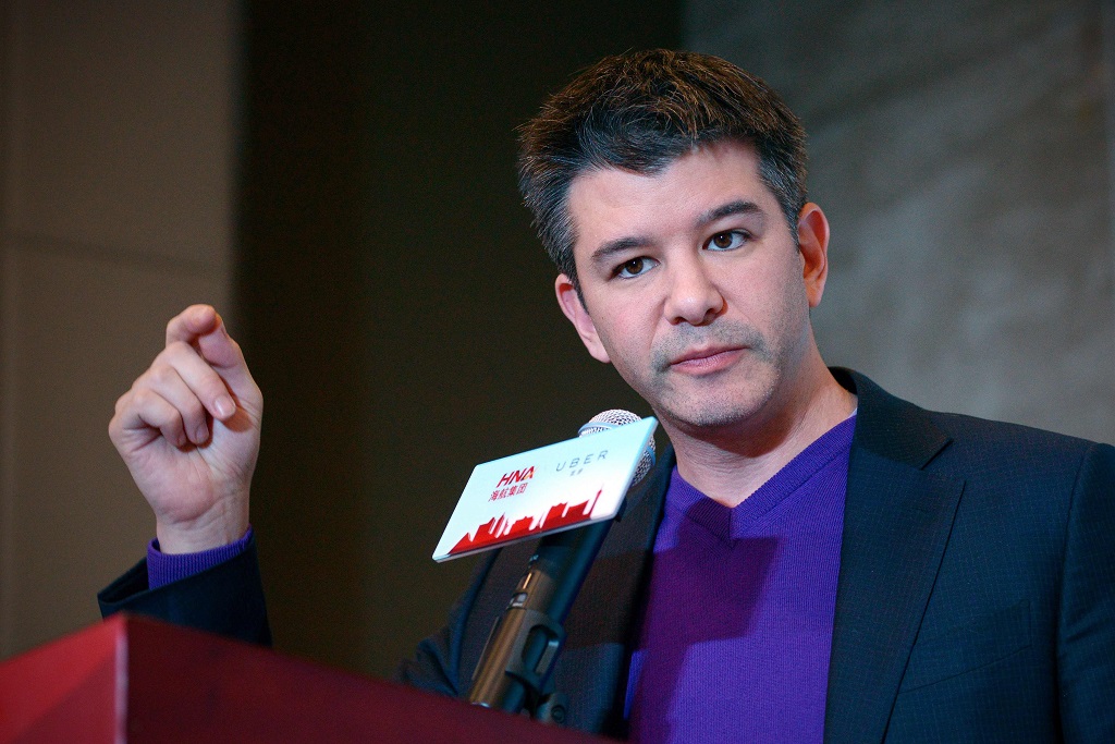 Mantan CEO Uber, Travis Kalanick. (AFP PHOTO / WANG Zhao)