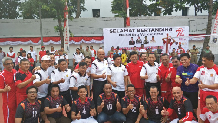 Sambut Hari Kemerdekaan, Kemendagri Adakan Tanding Volly