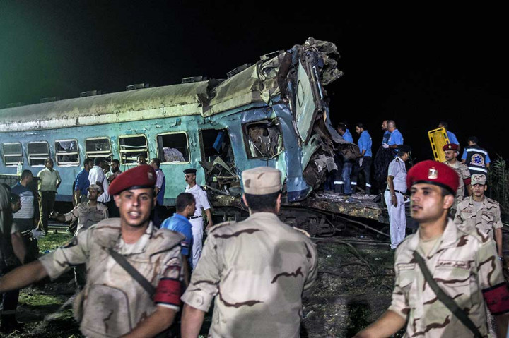 Tabrakan Dua Kereta di Mesir Tewaskan 36 Orang