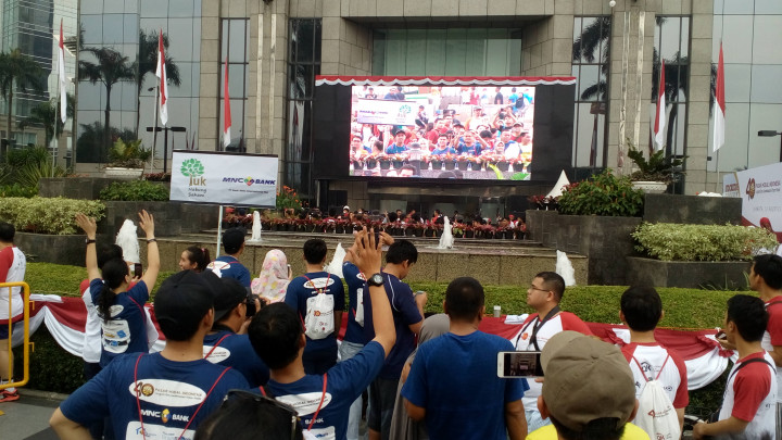 Saat Videotron Jadi Pusat Perhatian Peserta Stockcode Funwalk 2017