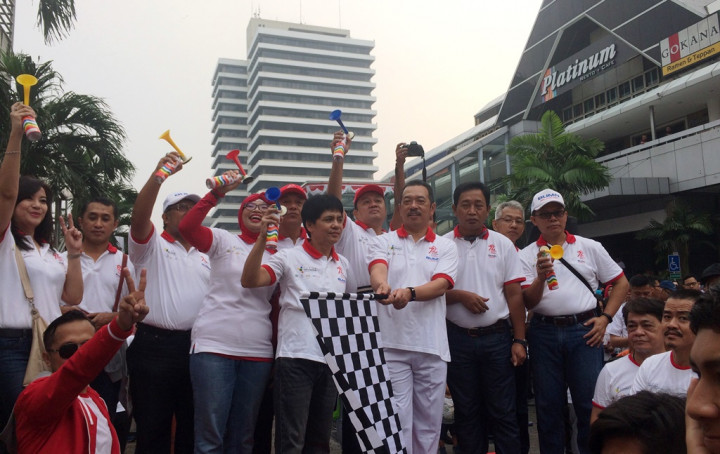 Sambut HUT ke-72 RI, Pupuk Indonesia dan 4 BUMN Gelar Jalan Sehat