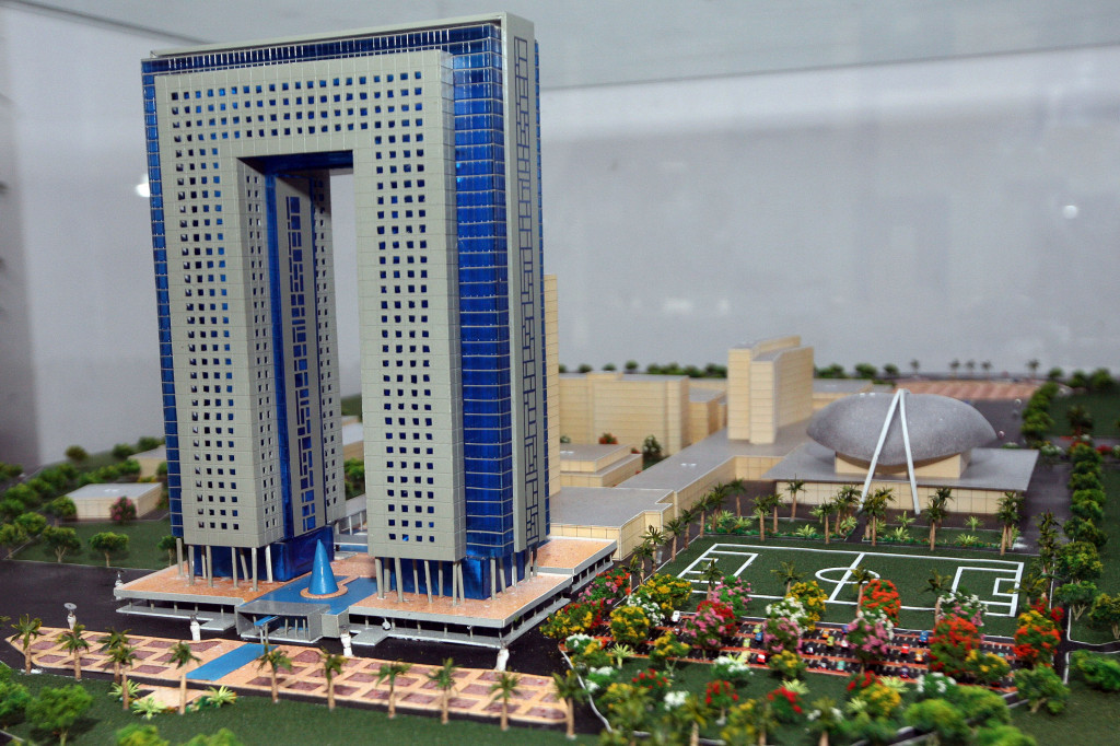 ILUSTRASI: Maket gedung baru DPR RI/MI/SUSANTO