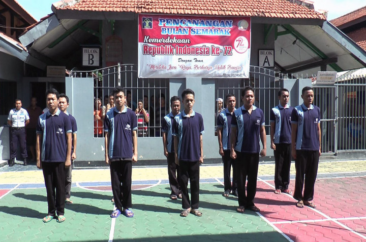 Lapas Kendal Gelar Lomba Baris-berbaris Bagi Narapidana