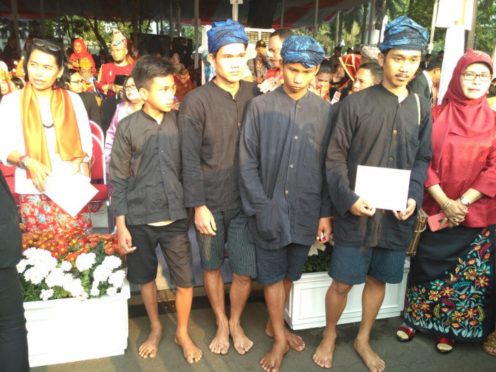 Diundang Presiden, Empat Warga Baduy ke Istana tanpa Alas Kaki