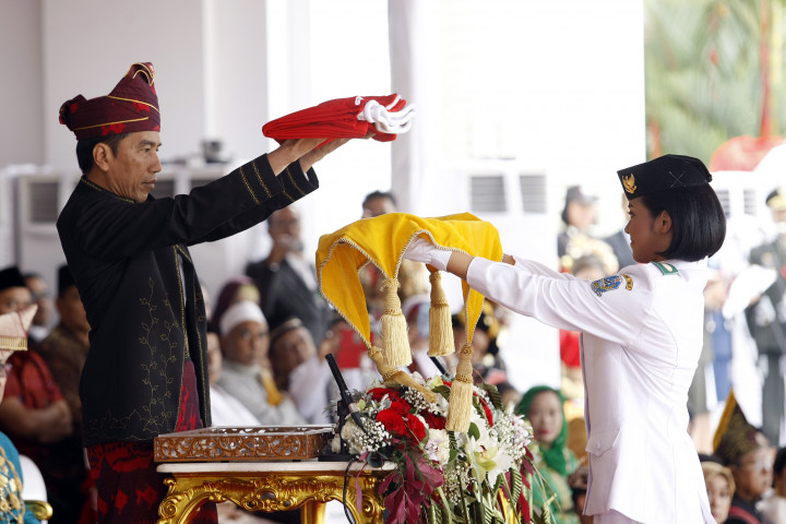 Upacara HUT ke-72 RI di Istana