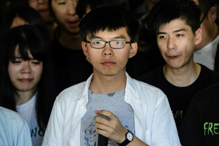 Joshua Wong (Photo:AFP/Anthony Wallace)