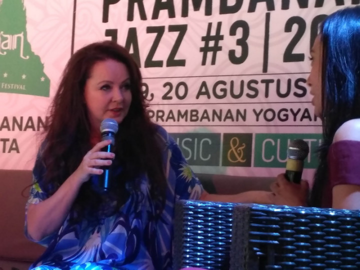 Sarah Brightman Antusias Tampil di Prambanan Jazz Festival 2017