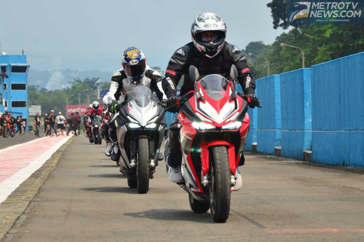 Bikers CBR Jawa Barat Serbu Track Day CBR250RR Sentul