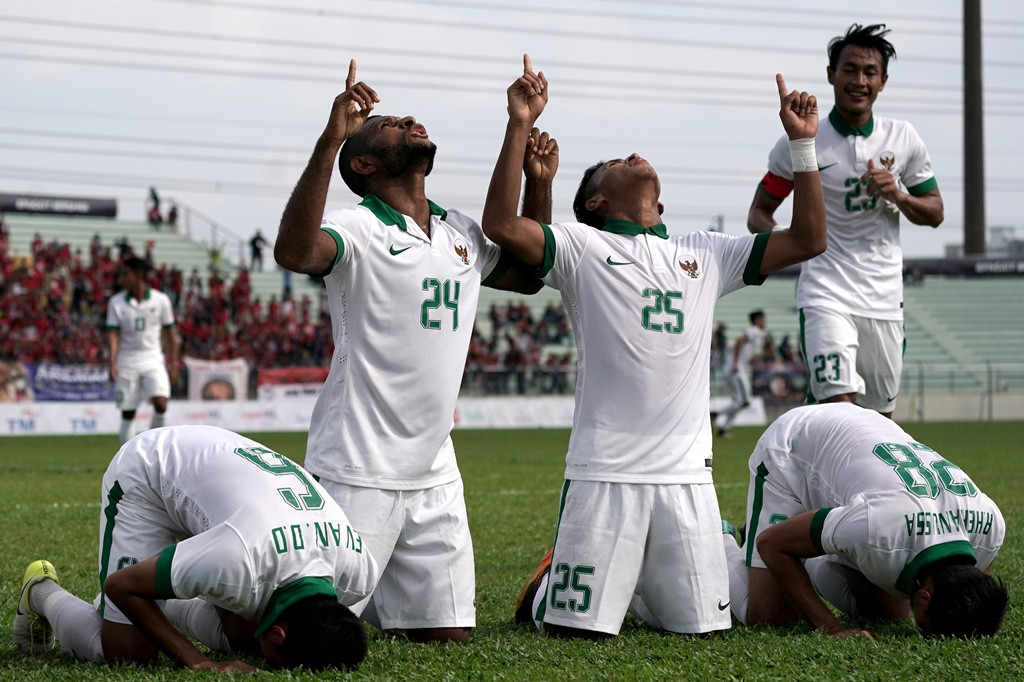Timnas Indonesia. (Foto: Ant/Sigid Kurniawan)
