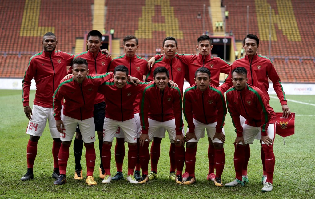 Skuat Timnas Indonesia U-22 pada ajang SEA Games 2017 (Foto: Antara/Sigid Kurniawan)