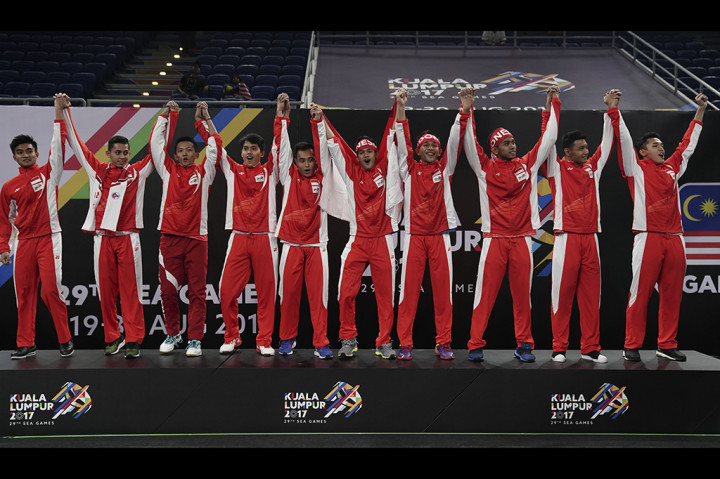 Tim Bulu Tangkis Putra Sumbang Emas untuk Indonesia