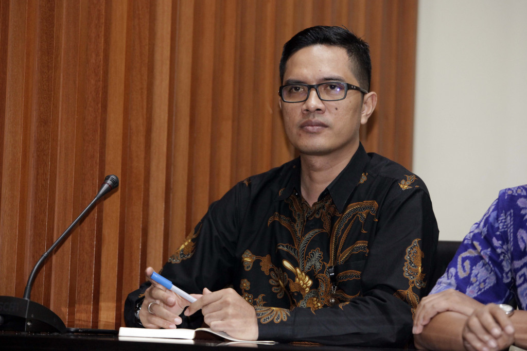 Juru Bicara Komisi Pemberantasan Korupsi Febri Diansyah. MI/Rommy Pujianto.