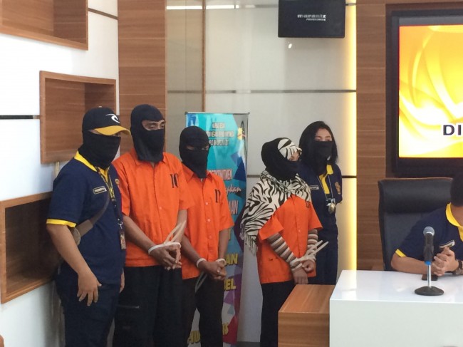  Pengelola akun Saracen. Foto: Metrotvnews.com/Lukman Diah Sari