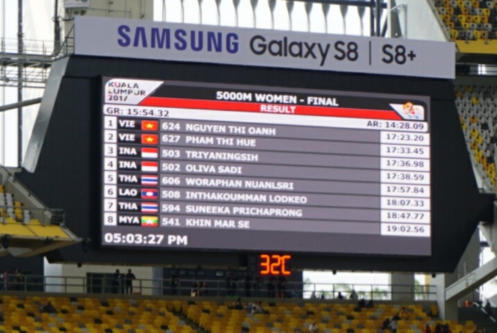 Triyaningsih Gagal Pertahankan Medali Emas di Nomor 5000m