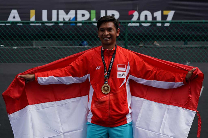 Christopher Rungkat Sumbang Emas dari Tenis